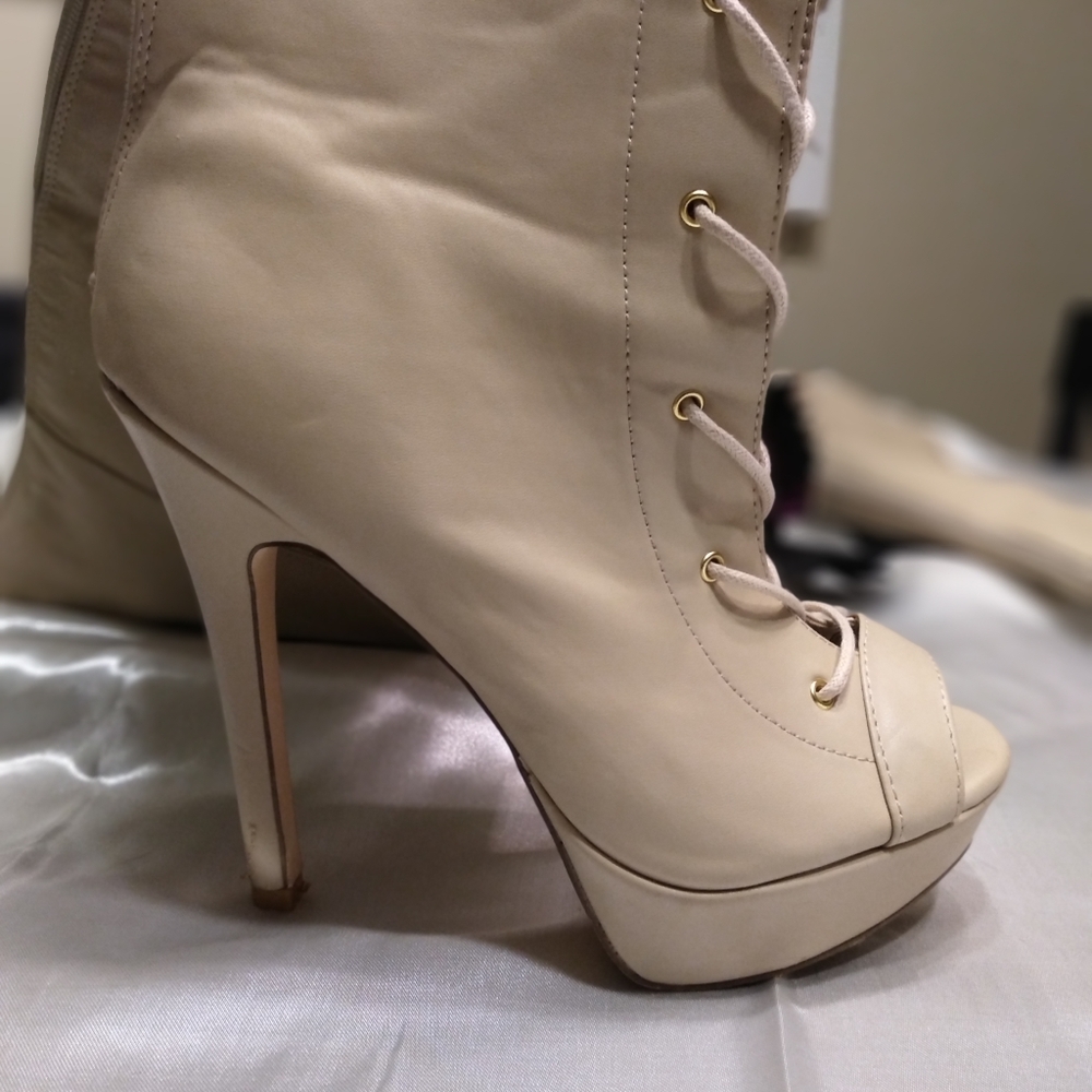 Leather Thigh high boot